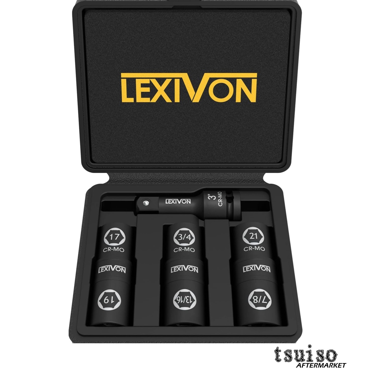 Innovative 6 Piece Impact Socket Set: Cr-Mo Steel & Manganese Phosphate Coating