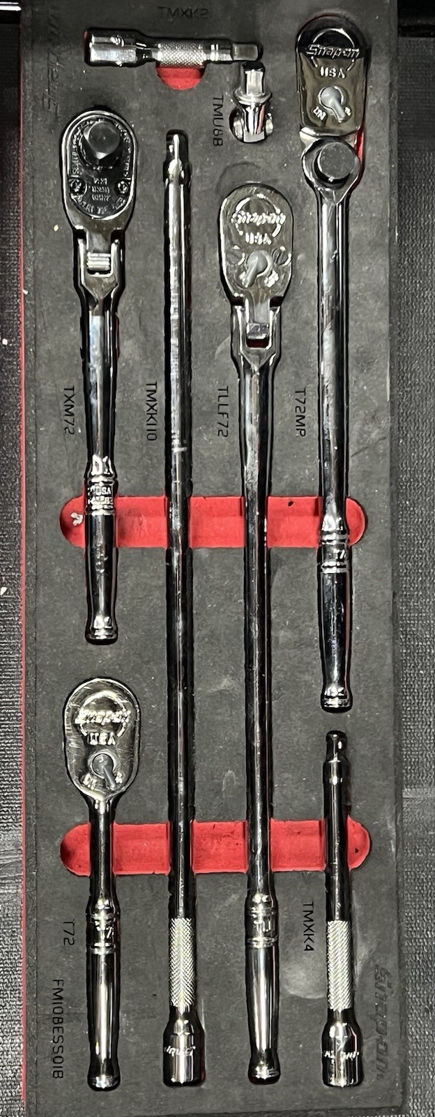 Snap On Tools 1/4 Ratchet And Extensions Set