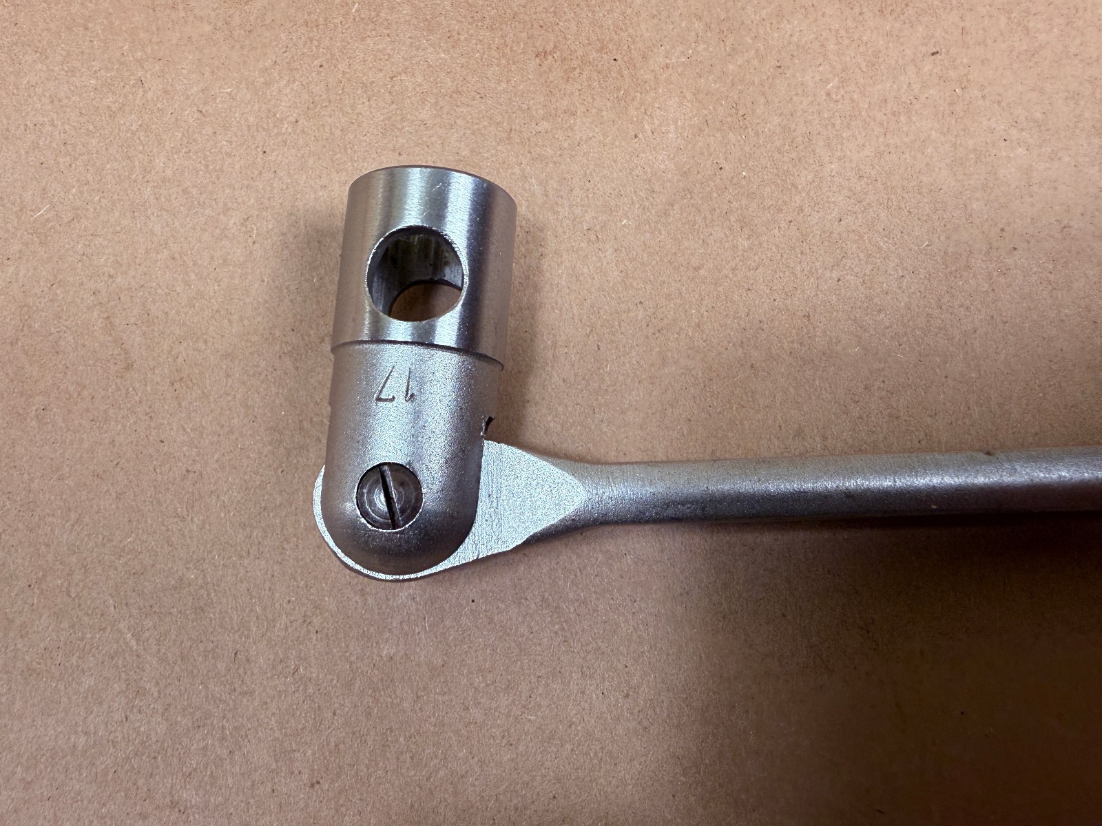 Gedore No 34 Metric Swivel Head Socket Double End Wrench 17mm 19mm 12pt Germany