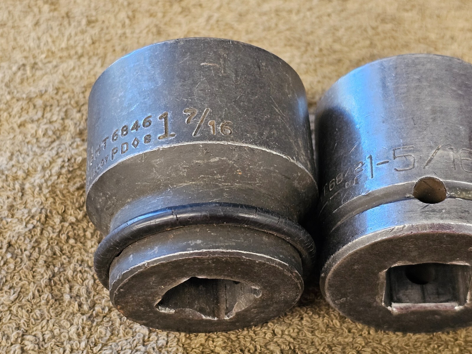 4 Wright UTC Impact Socket Set 3/4″ Drive 1-3/16 1-7/16 1-5/16 1-1/8 6681 SAE