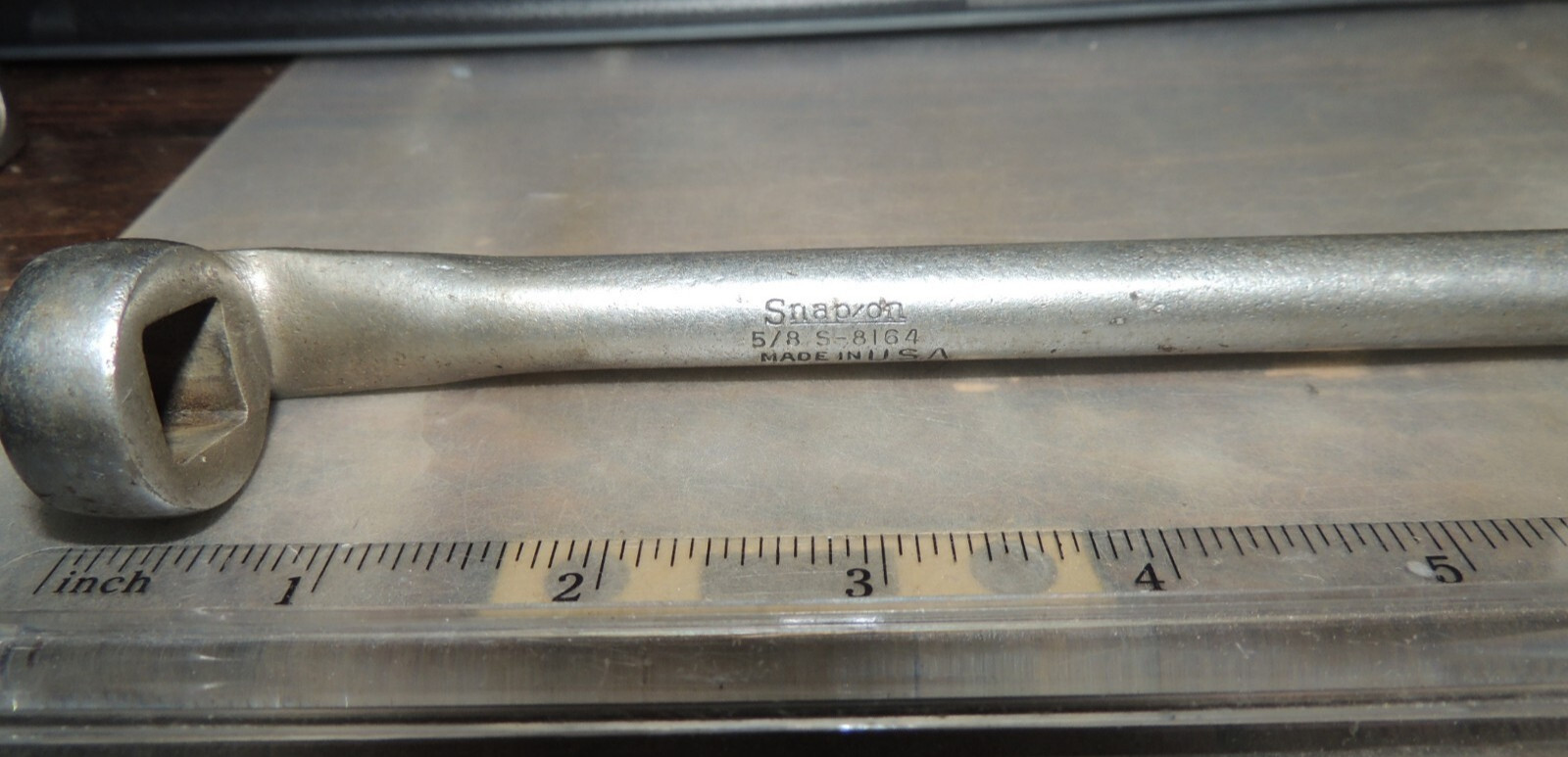 5/8″ Snap-on Starter & Head Bolt Obstruction Box End Wrench S-8164, 1/2″ DRIVE