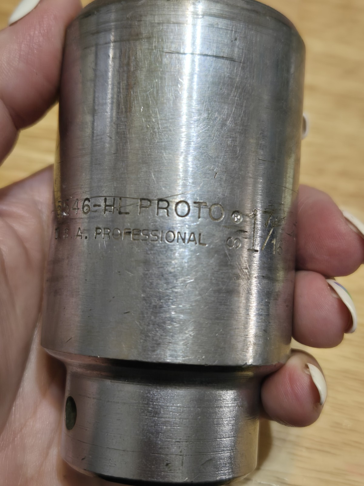 Proto Professional 5546: 3/4in. Drive 1-7/16in. 12-Point SAE Standard Socket