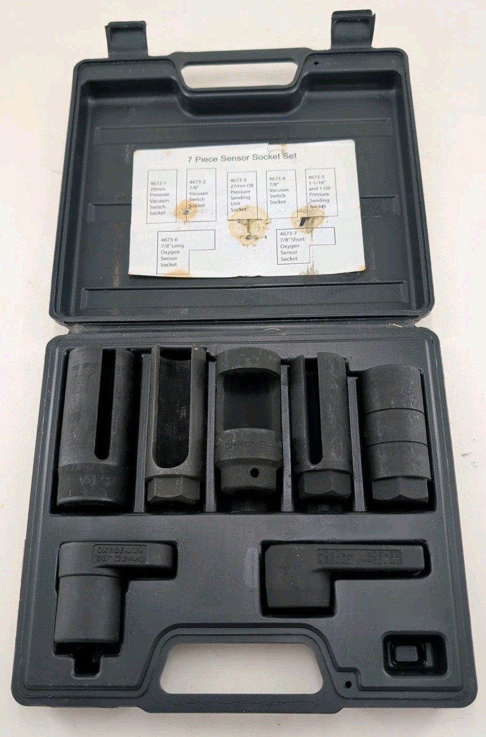 Cornwell 7 Piece Oxygen Sensor Wrench Kit HRC4673