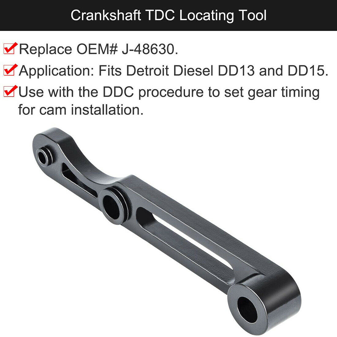 For Detroit Diesel DD13 DD15 J-47487 & J-48630 Engine Gear Train Timing Tool