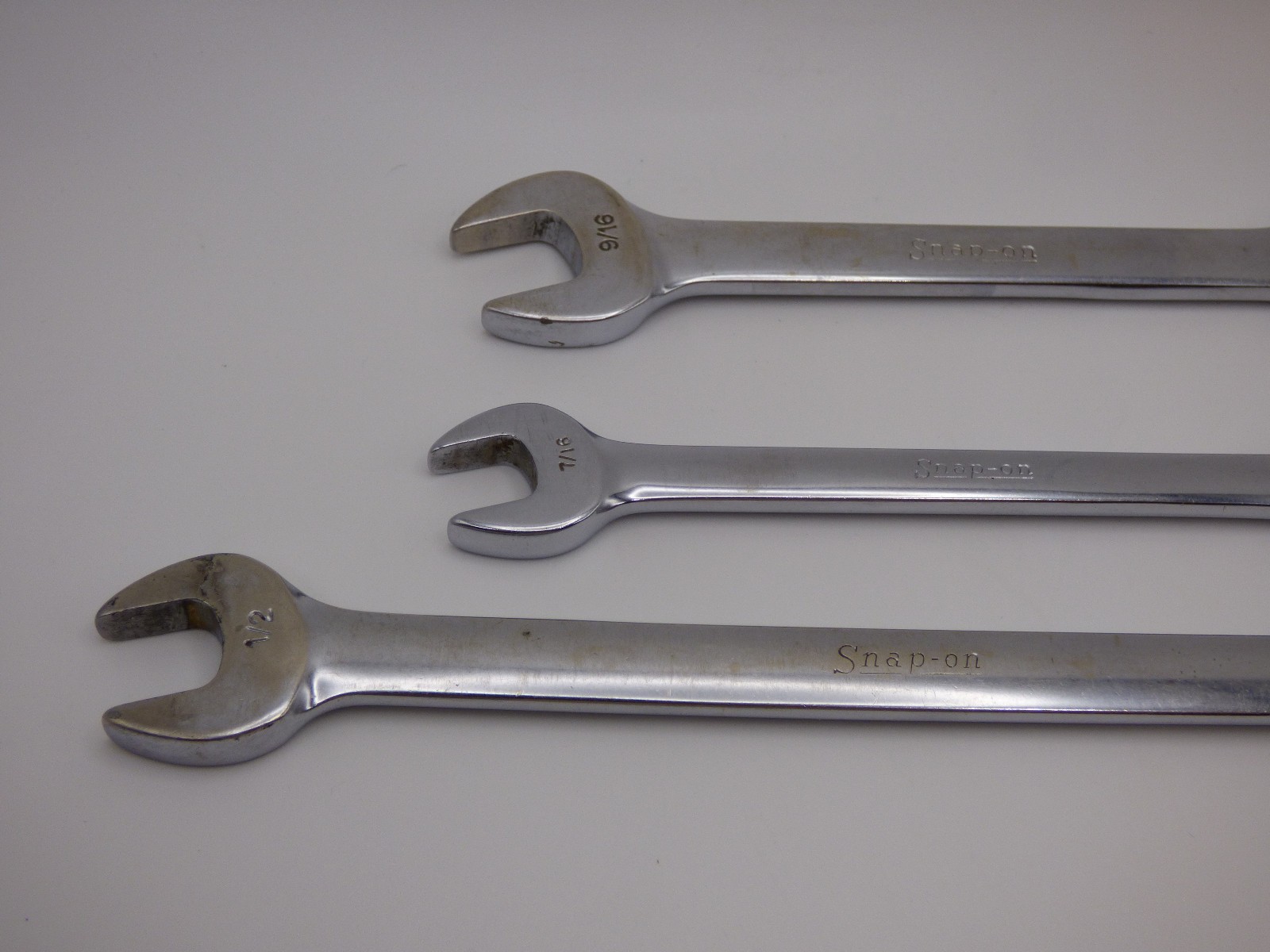Snap-on – Vintage Combination Wrenches – Lot of 3 – OEX-16 / OEX 140 / OEX 180