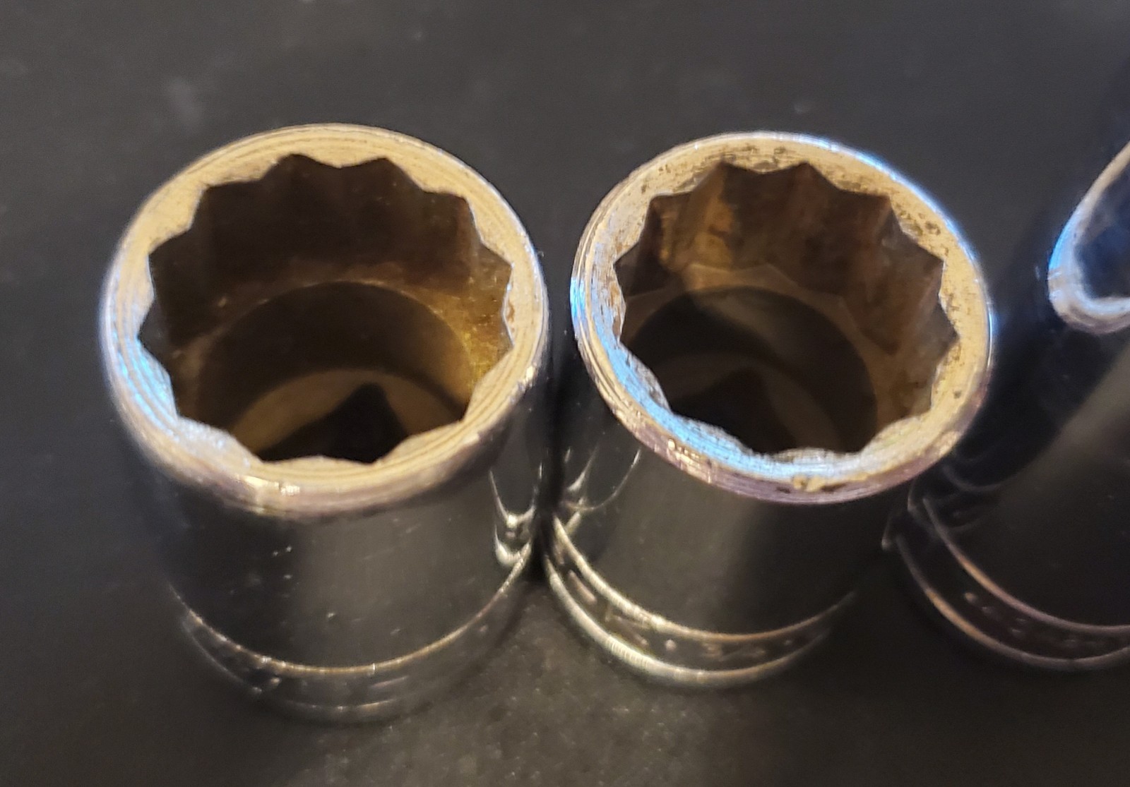 S K Tools 3/4″ Sockets 1/2″ & 3/8″ Drive Lot of 4