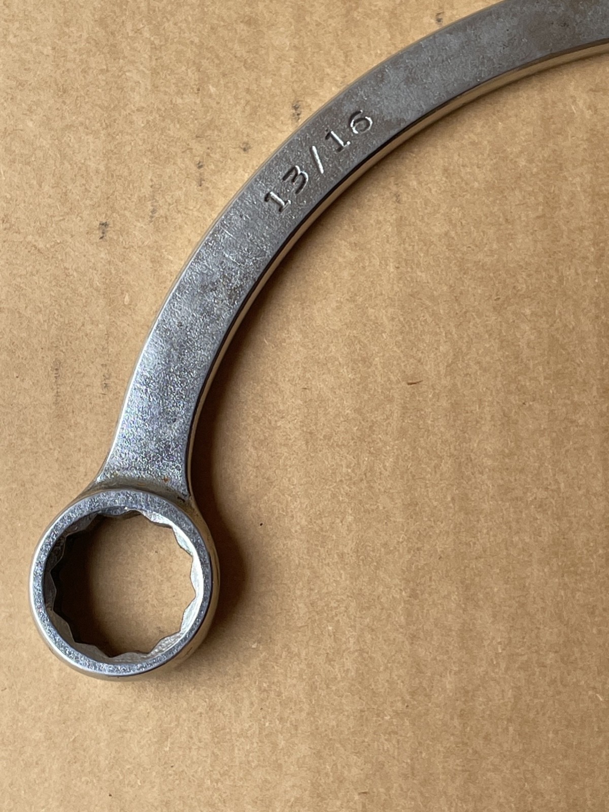 MAC TOOLS HM2226 HALF MOON OBSTRUCTION WRENCH 11/16” 13/16” Made In USA
