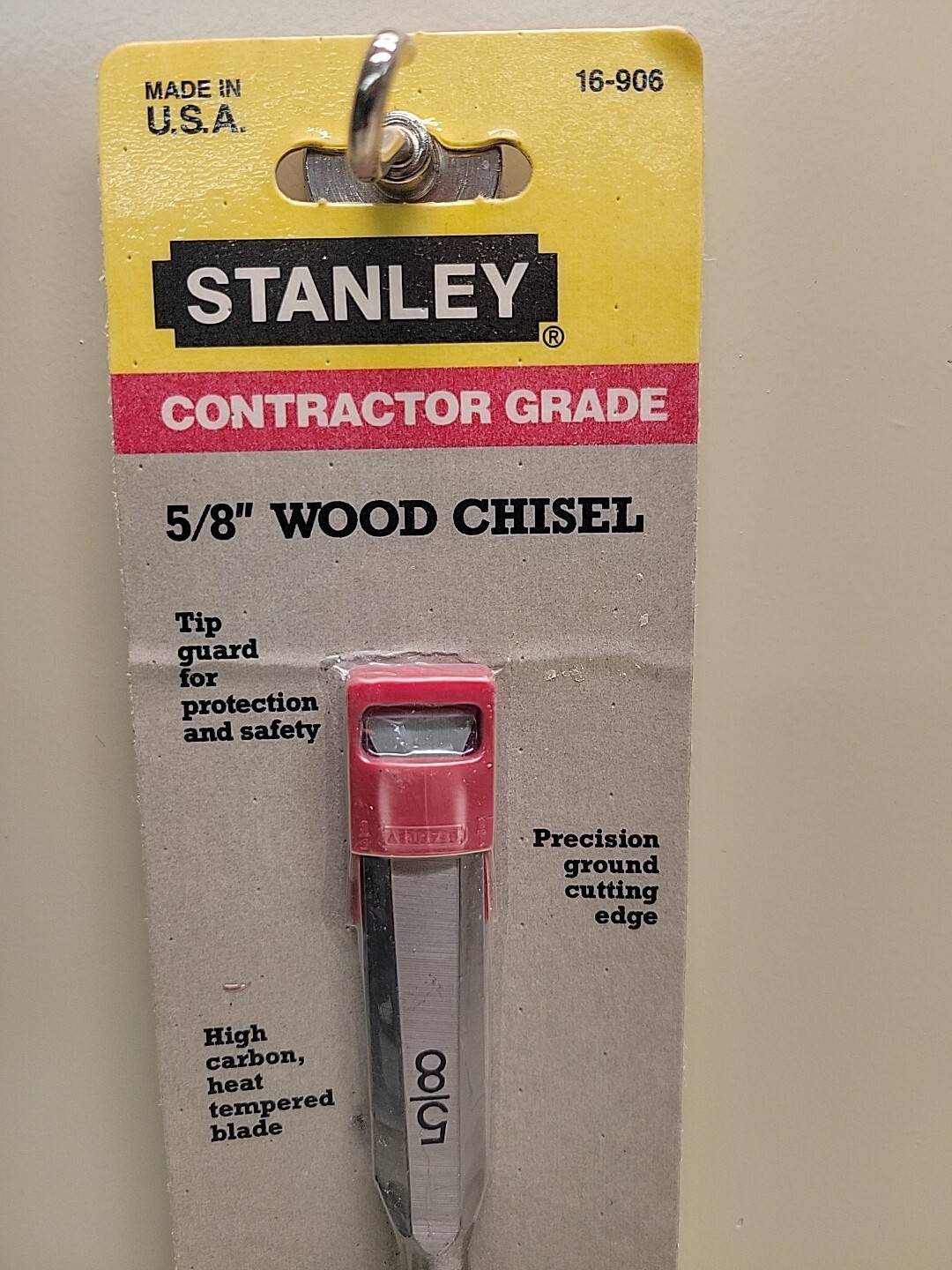 Stanley 5/8″ Wood Chisel Contractor Grade 16-906 New Old Stock USA