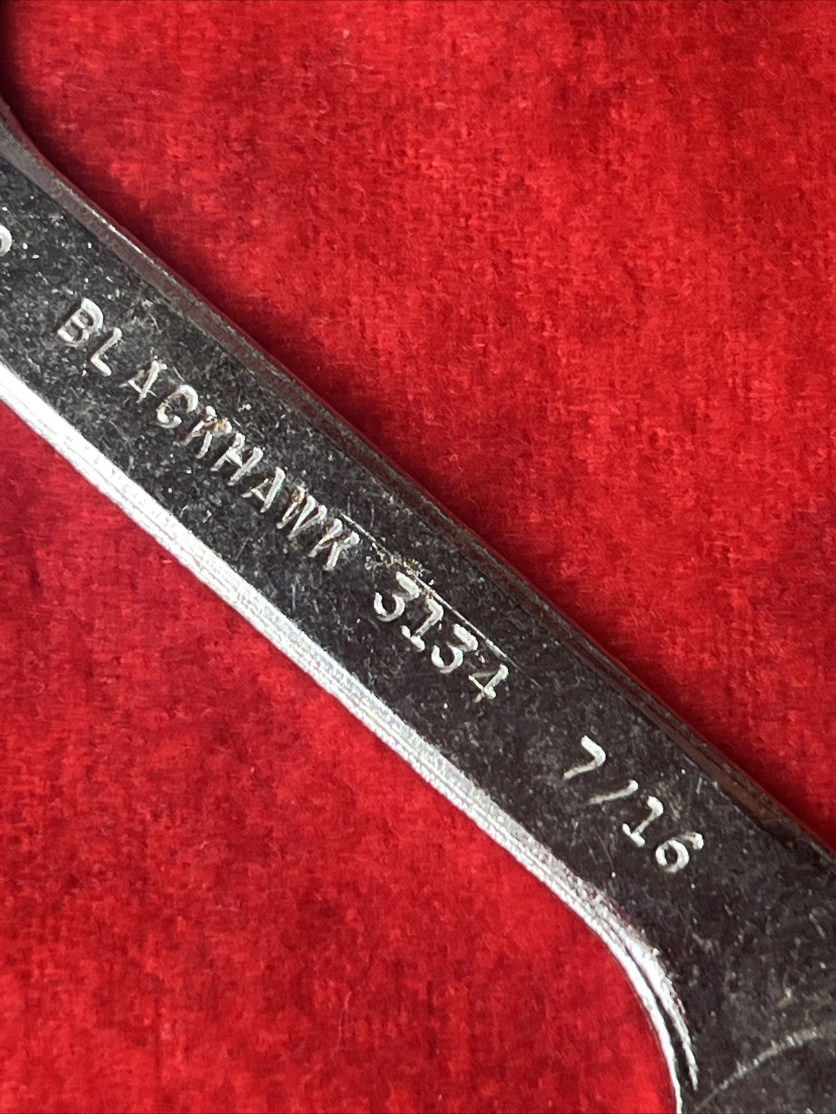 BLACKHAWK 3134 DOUBLE OPEN-END WRENCH 1/2″ x 7/16″ – USA (k22)