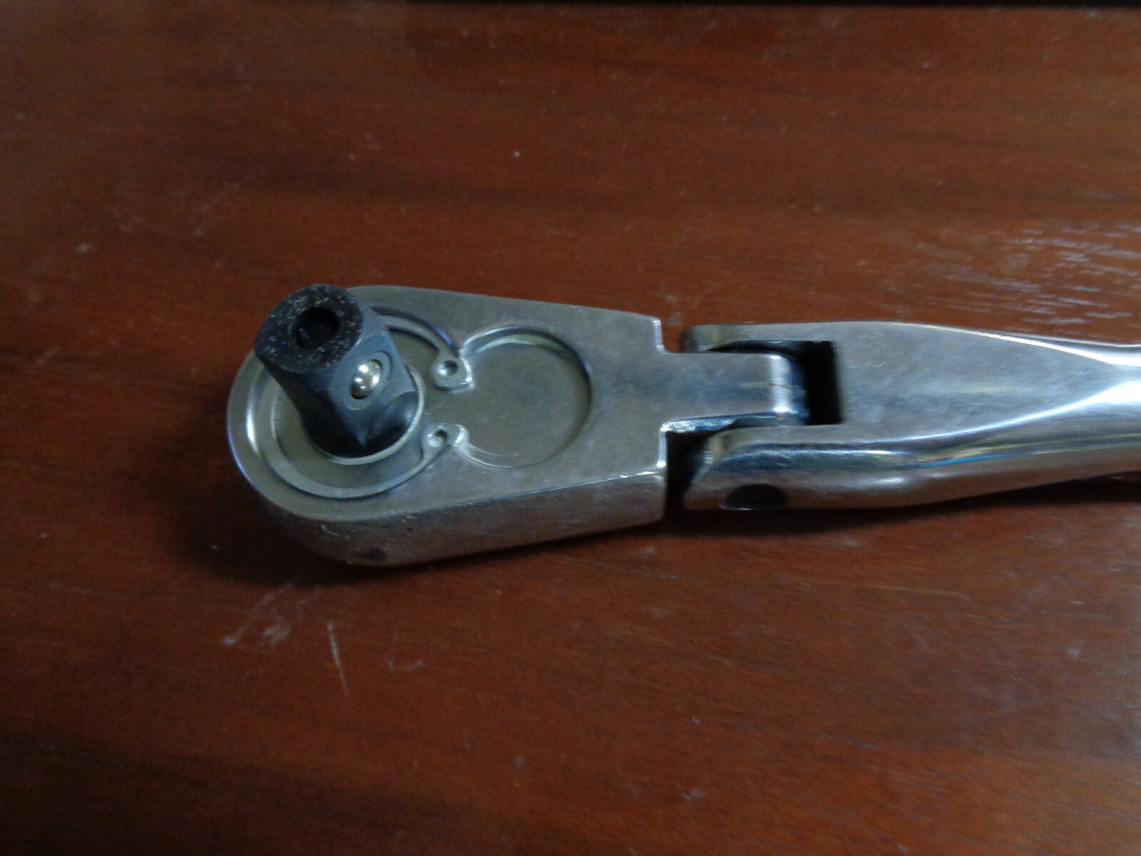 CRAFTSMAN USA – 3/8″ Drive 12″ Long Handle Flex Head Ratchet RARE Ridged 44836