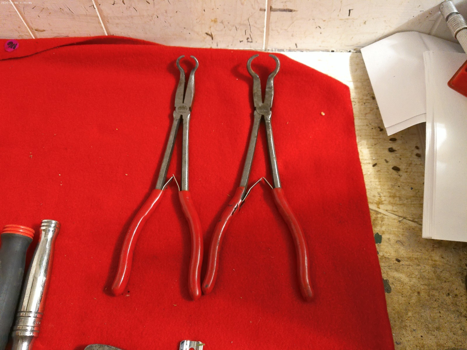 Mac Tool 11” Long Reach Hose Plier Set. P301787 & P301788