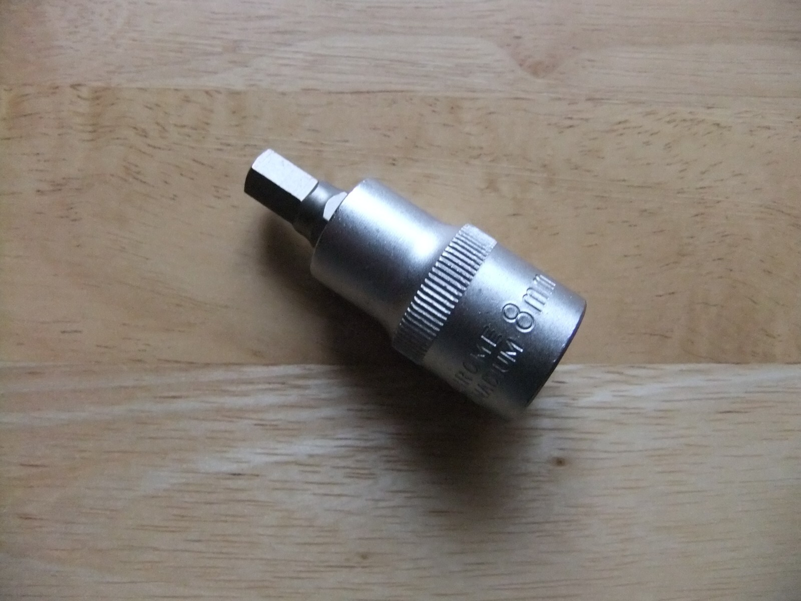 Welzh Werkzeug 8mm x 1/2 Drive Chrome Vanadium Hex Bit Socket – 54mm Long