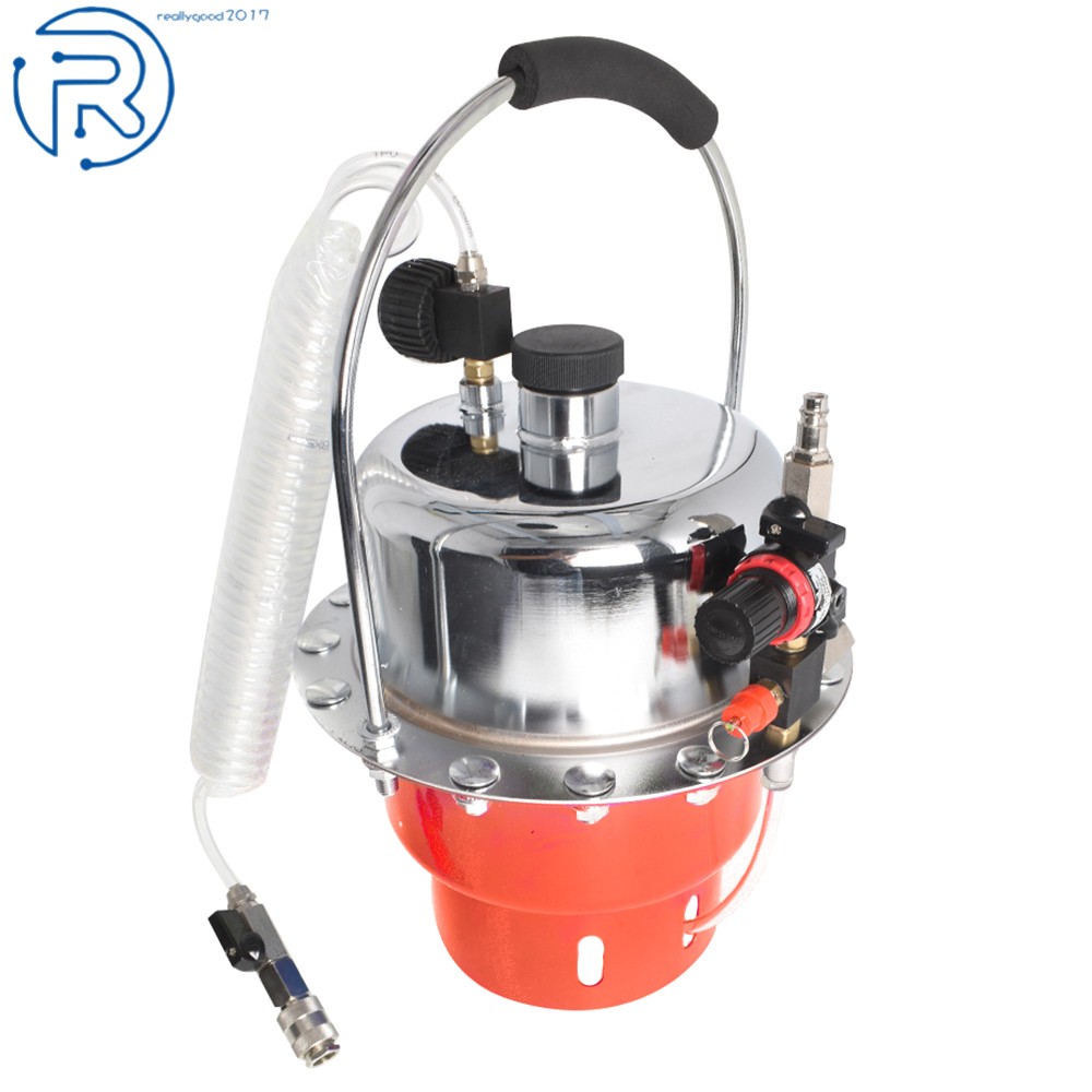 Portable Pneumatic Air Pressure Kit Brake & Clutch Bleeder Valve System Tool Kit