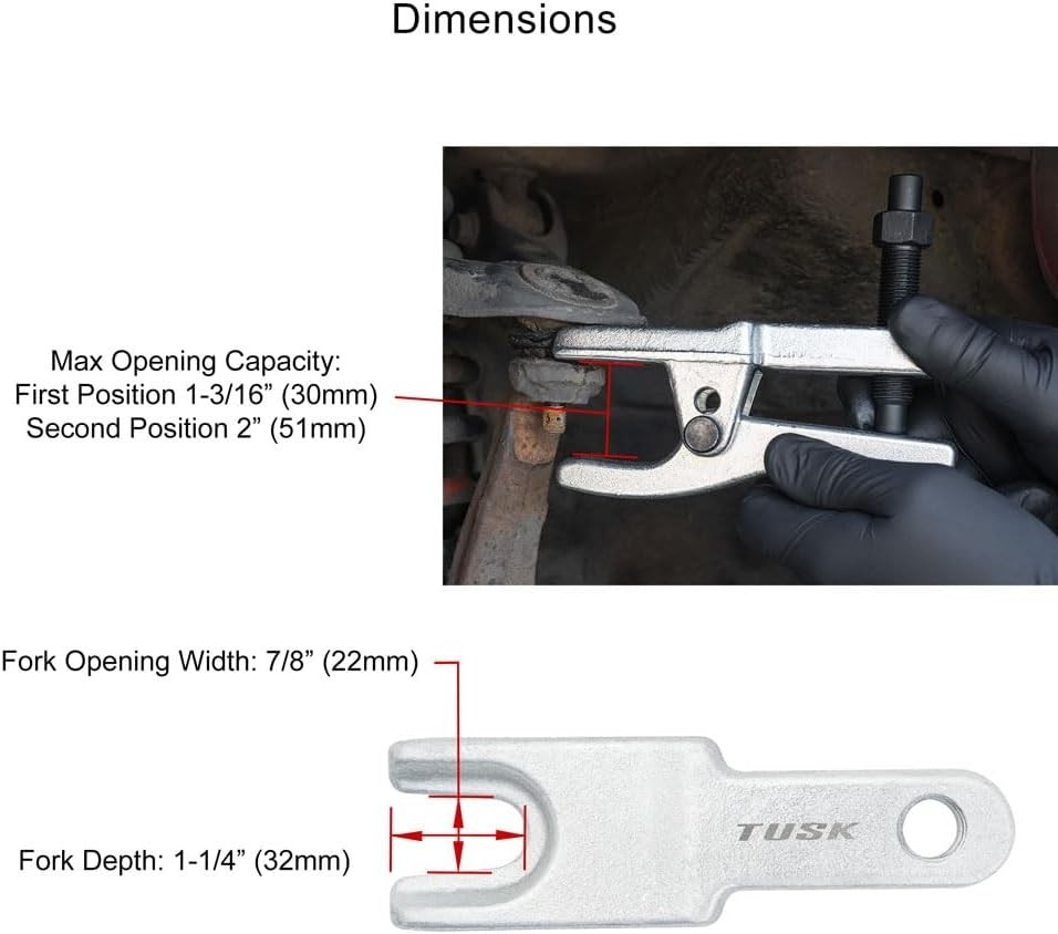 Ball Joint Separator Tool Universal Two-Stage Suspension Removal