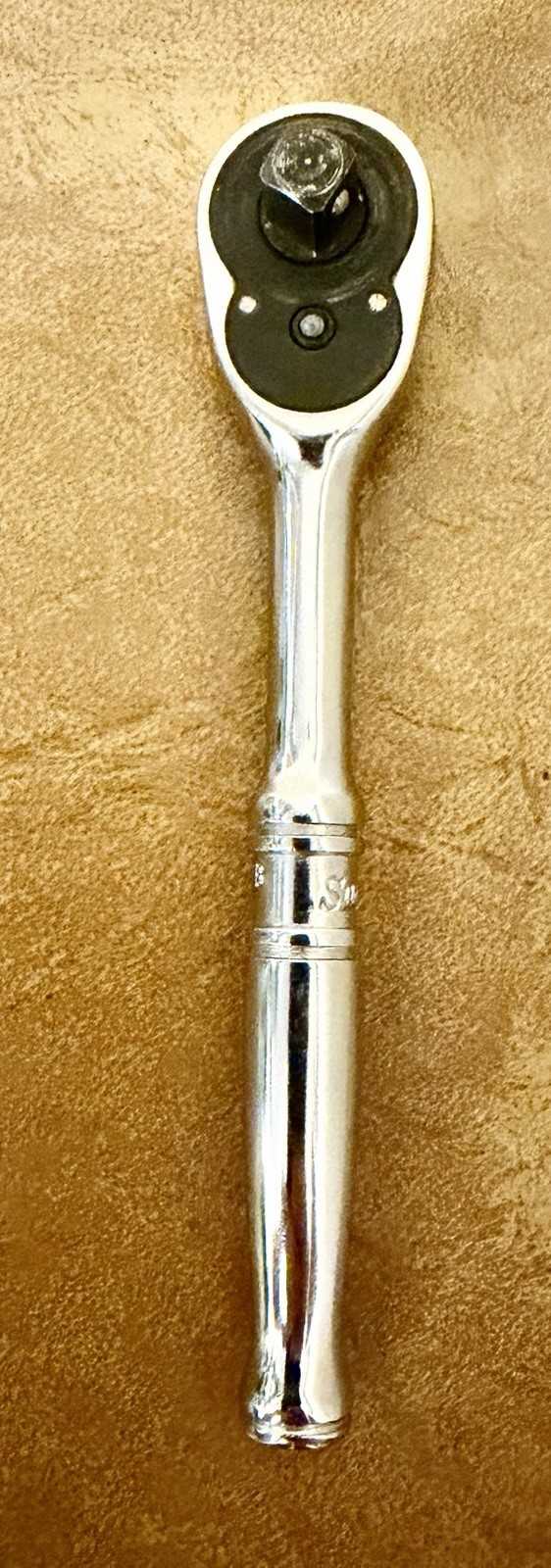 Vintage Snap On TM70B – 1/4″ Drive Standard Handle Chrome Ratchet