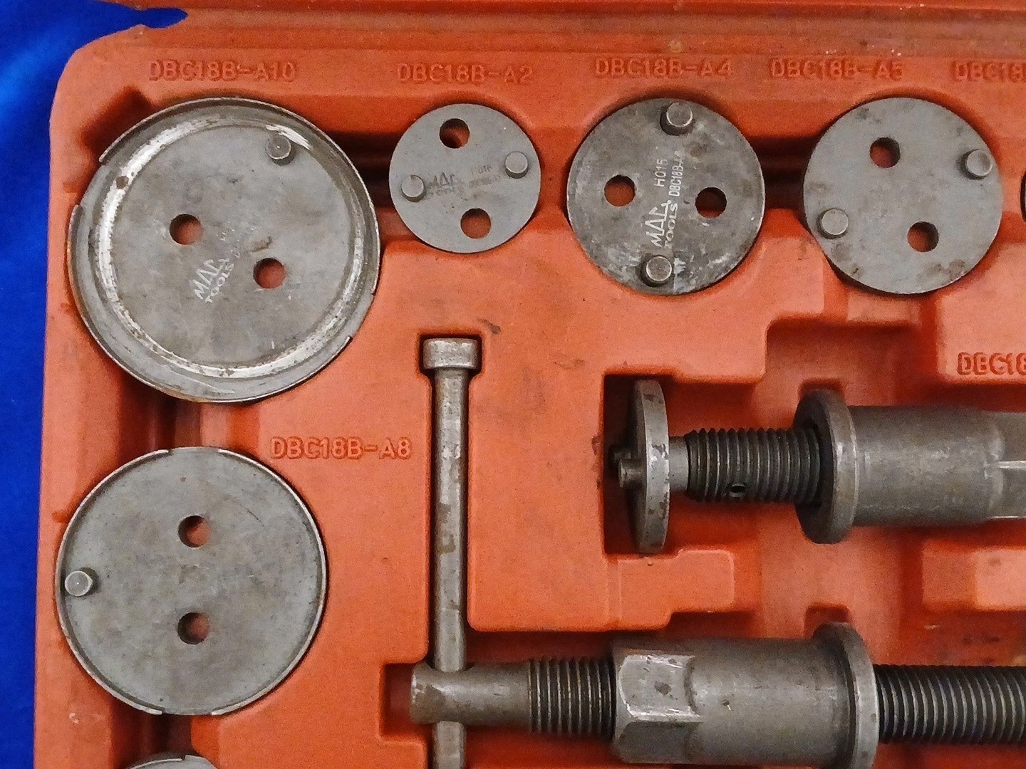 Mac Tools DBC18C 18-Piece Disc Brake Caliper Turn-In Kit