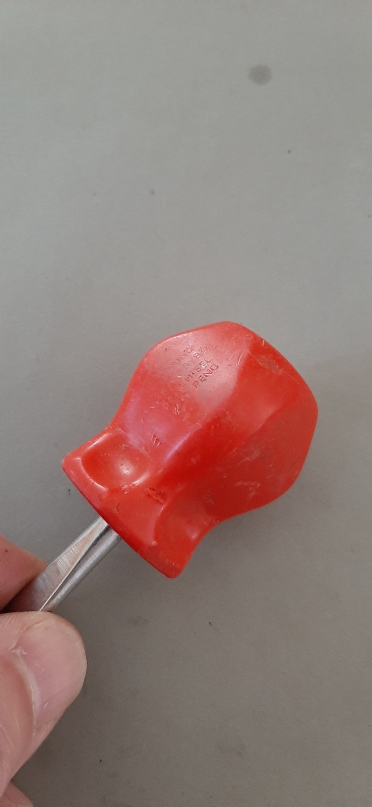 Snap-On SDDP22 Phillips SDD1 Flat Blade Stubby Screwdriver Set RED Hard Handle