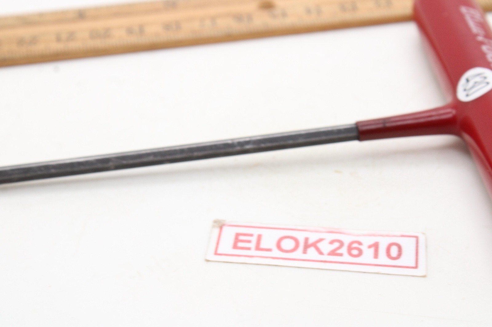 Blue-Point AWCG1604 4mm 6 Point Red Rubber Handle Hex Allen Key T Handle USA
