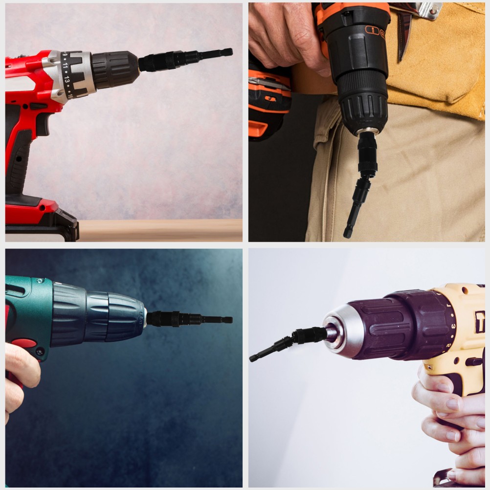 Right Angle Drill Attachment Adapter Adapters Impact Driver Holders