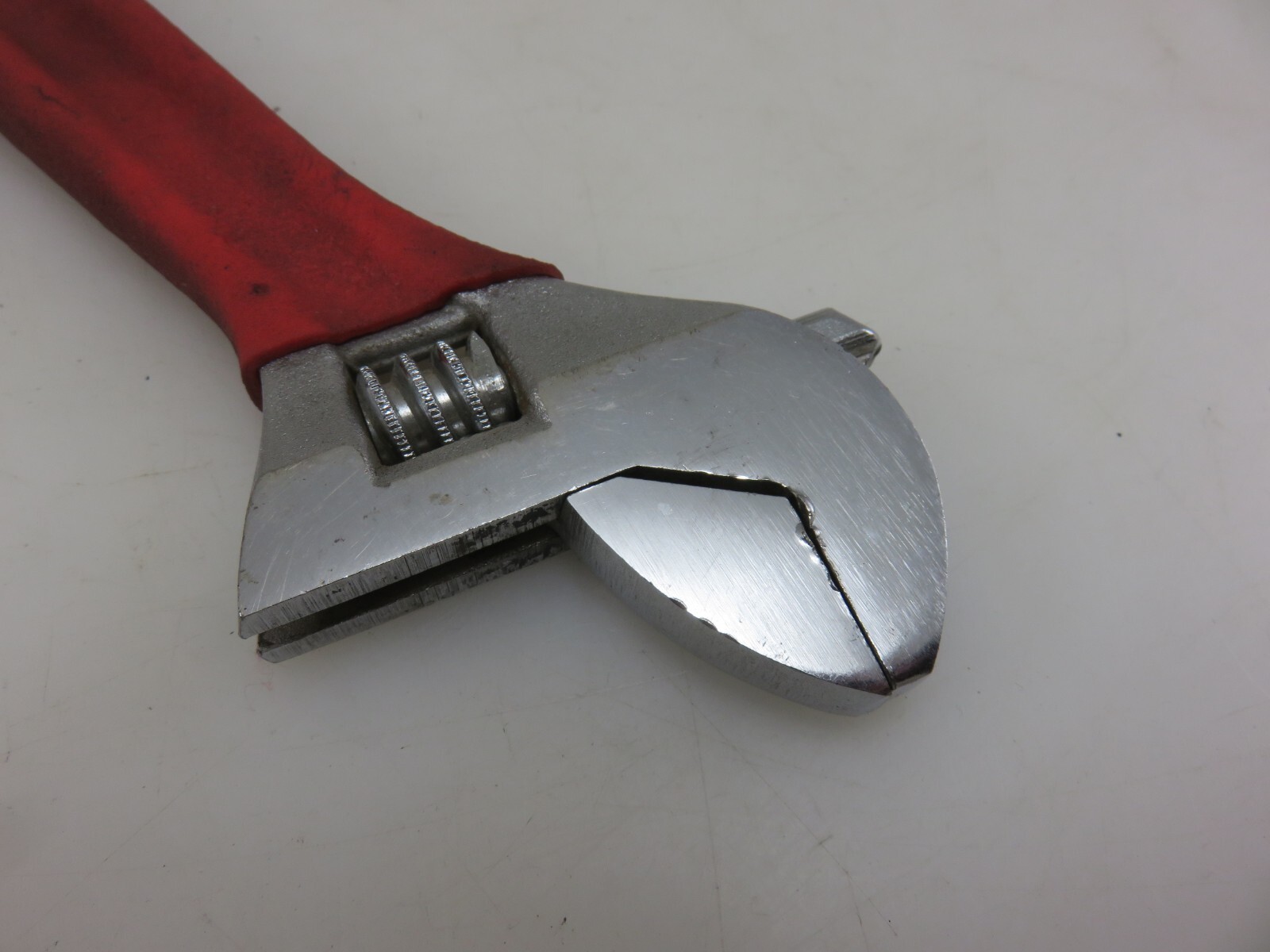 Crescent 8″ Adjustable Wrench Steel Chrome Red Cushion Grip Made In USA