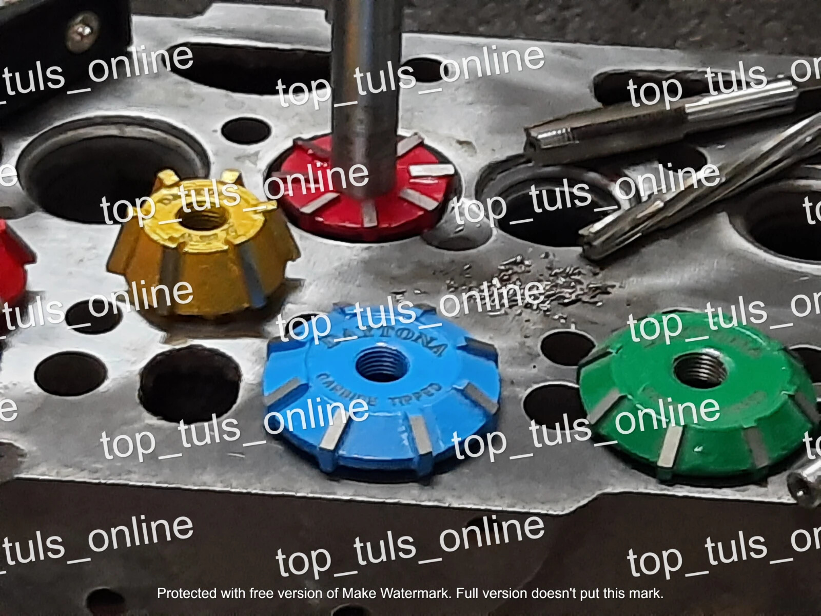 MINI COOPER 2009 S MODEL N14 1.6 turbo VALVE SAT CUTTER KIT 3 ANGELS CUT CARBID