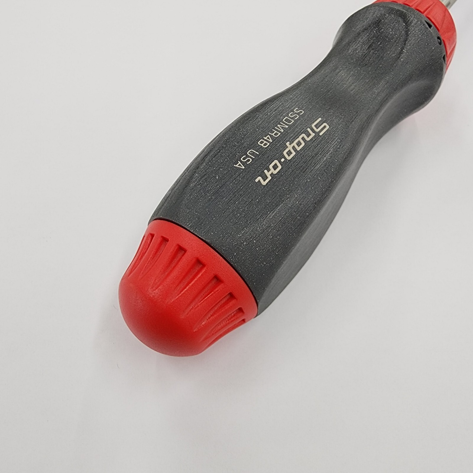 Snap-on Tools USA RARE DARK TITANIUM & RED Ratcheting Screwdriver SSDMR4BDT
