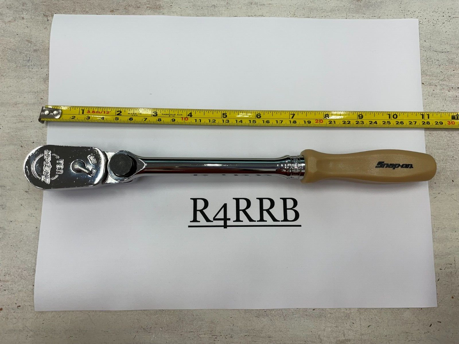 Snap-on Tools NEW COMBAT TAN 3/8″ Drv Hard Grip Multi-Position Ratchet FHD80MPCT