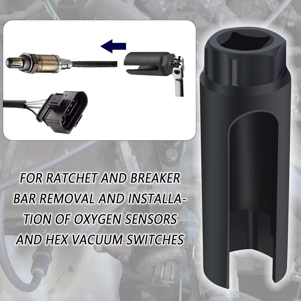 Oxygen Sensor Socket 7/8» (22mm) 6-Point O2 Sensor Socket Wrench Removal Instal