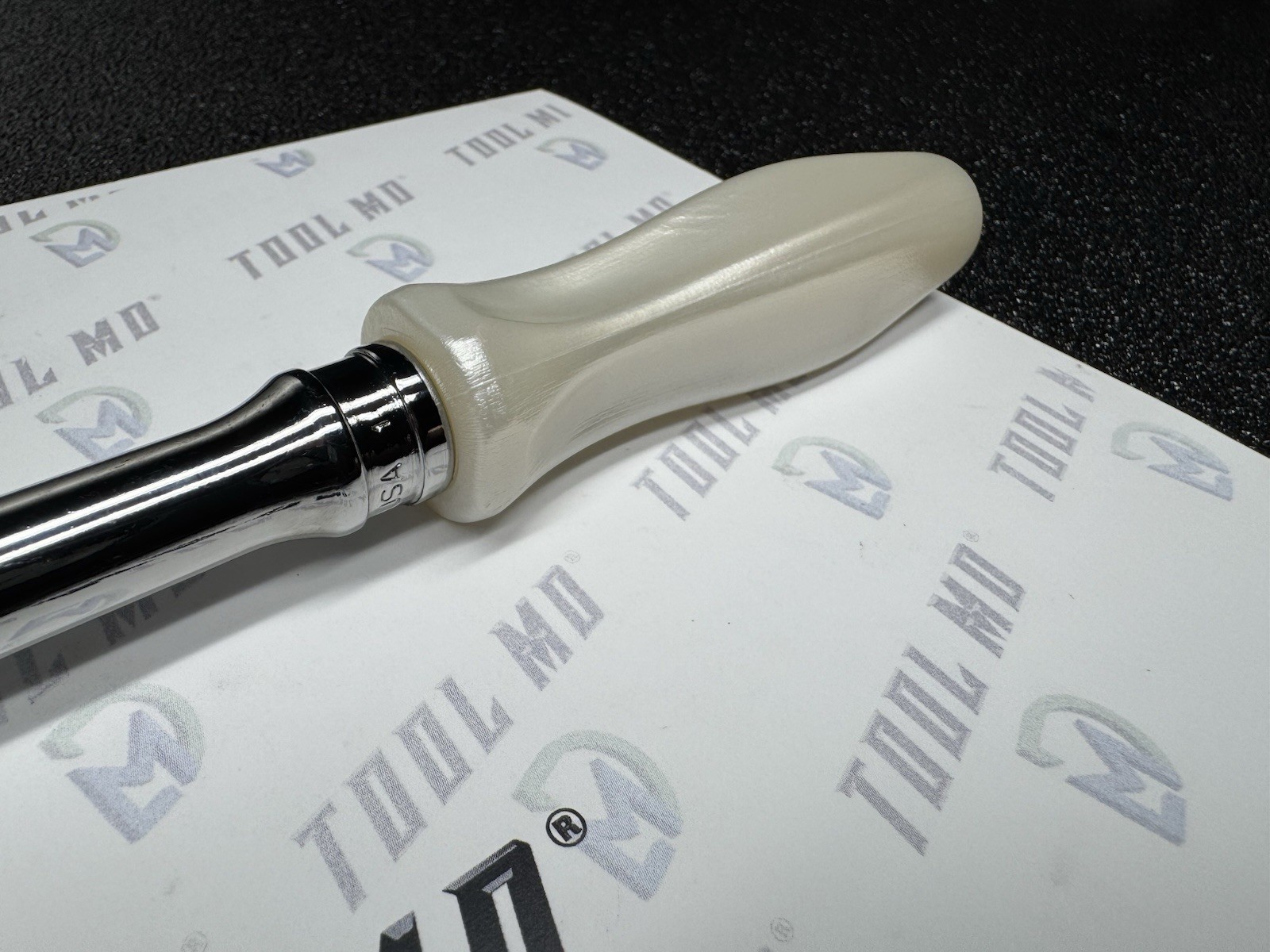 Snap-on Tools PEARL WHITE 3/8″ Drive Hard Grip Multi-Position Ratchet FHD80MP