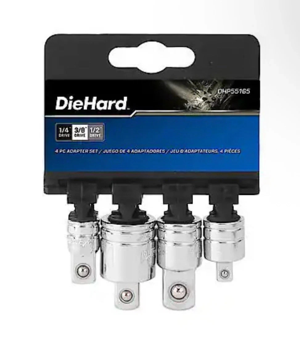 DieHard Socket Adapter Set 4-Piece DHP55165 – New