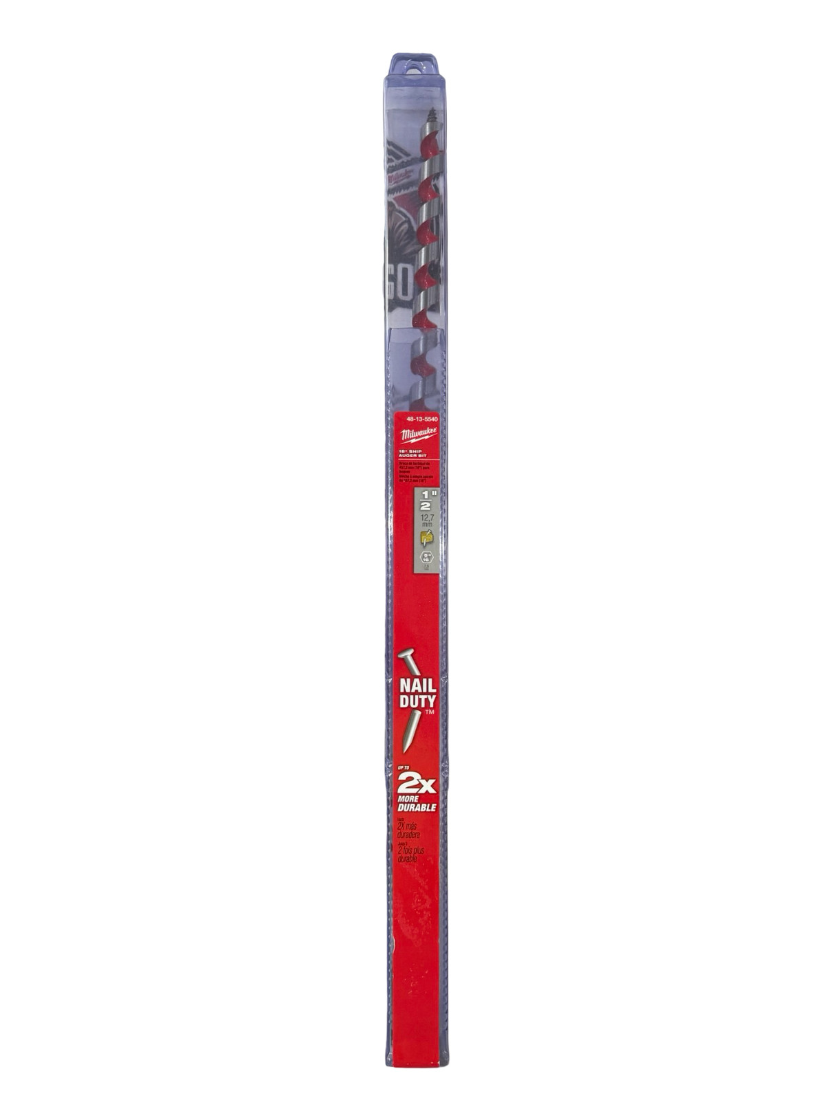 Milwaukee 1/2″ x 18″ Ship Auger Drill Bit w/ 5/16 Hex Shank #48-13-5540 M28