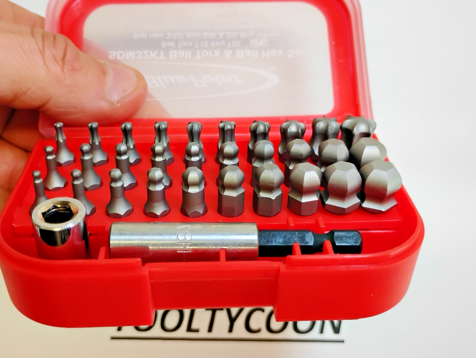 Blue Point TOOLS NEW Bit SET Ball Hex 32pc RED SDM32KT