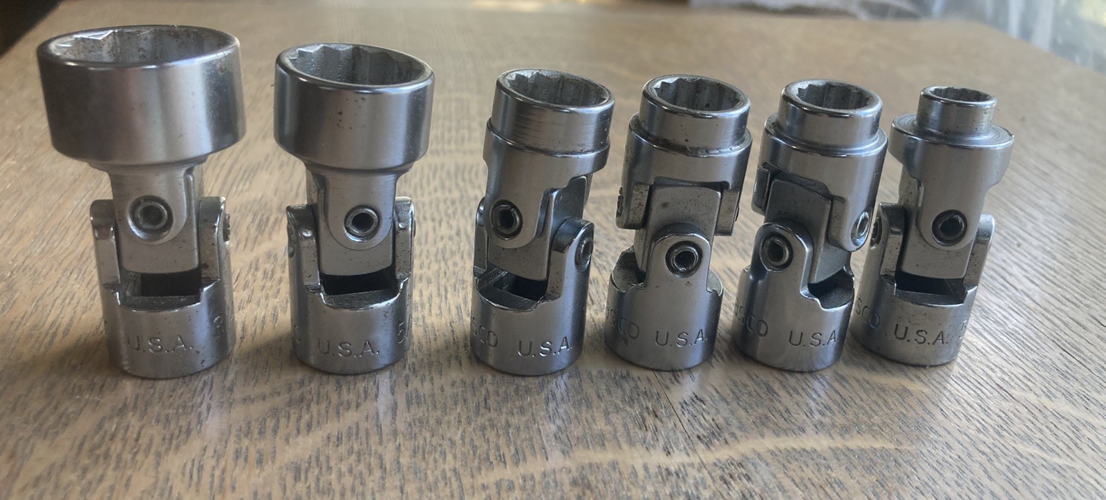 Easco Flex Sockets 3/8 Drive 5 Pcs USA