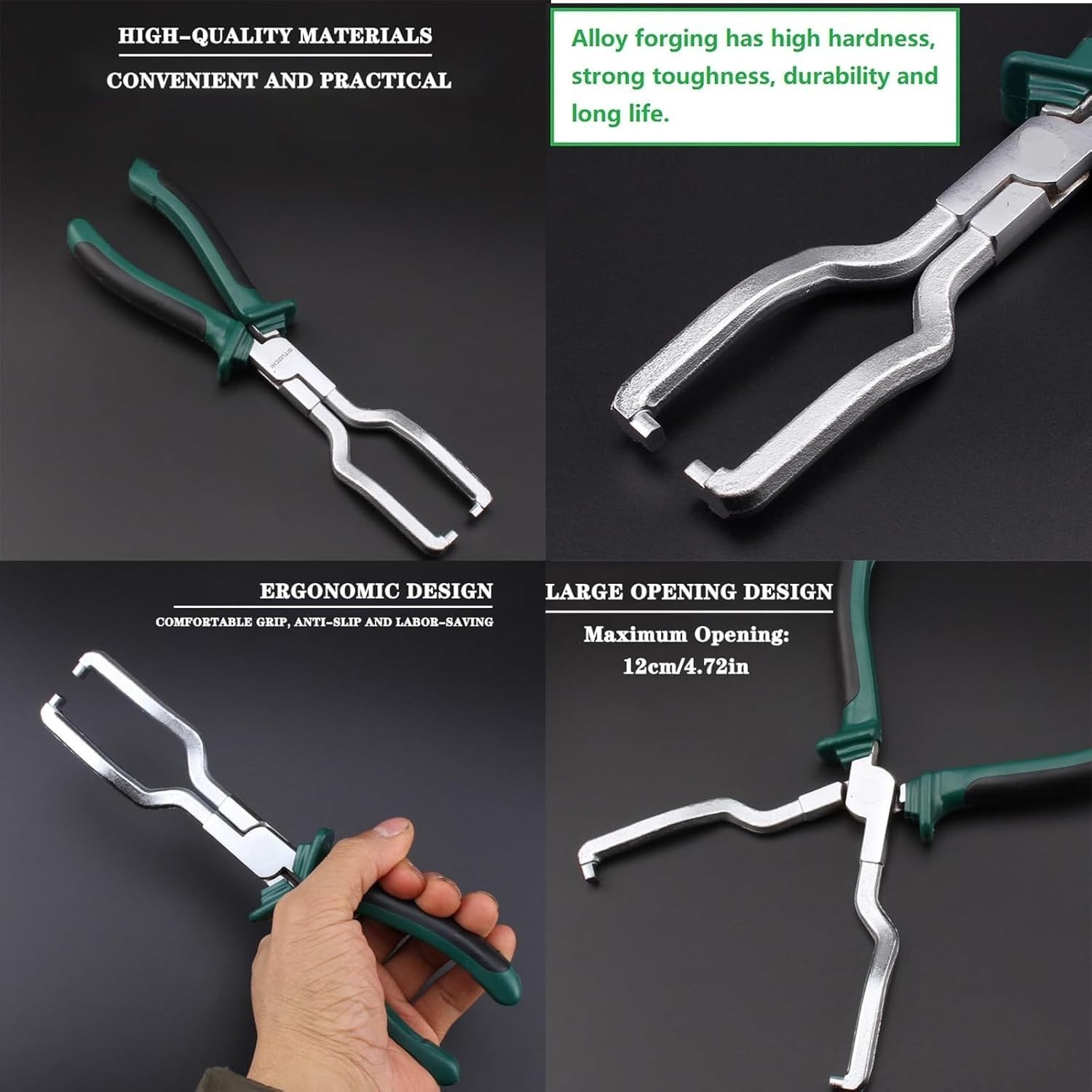 9 Inch Electrical Disconnect Pliers Fuel Line Clip Spark Plug Removal Repair USA