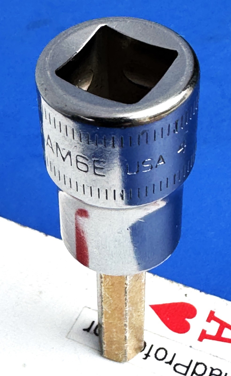 Snap-on tools 3/8″ drive Standard Length 6mm Metric Hex Driver socket FAM6E NEW