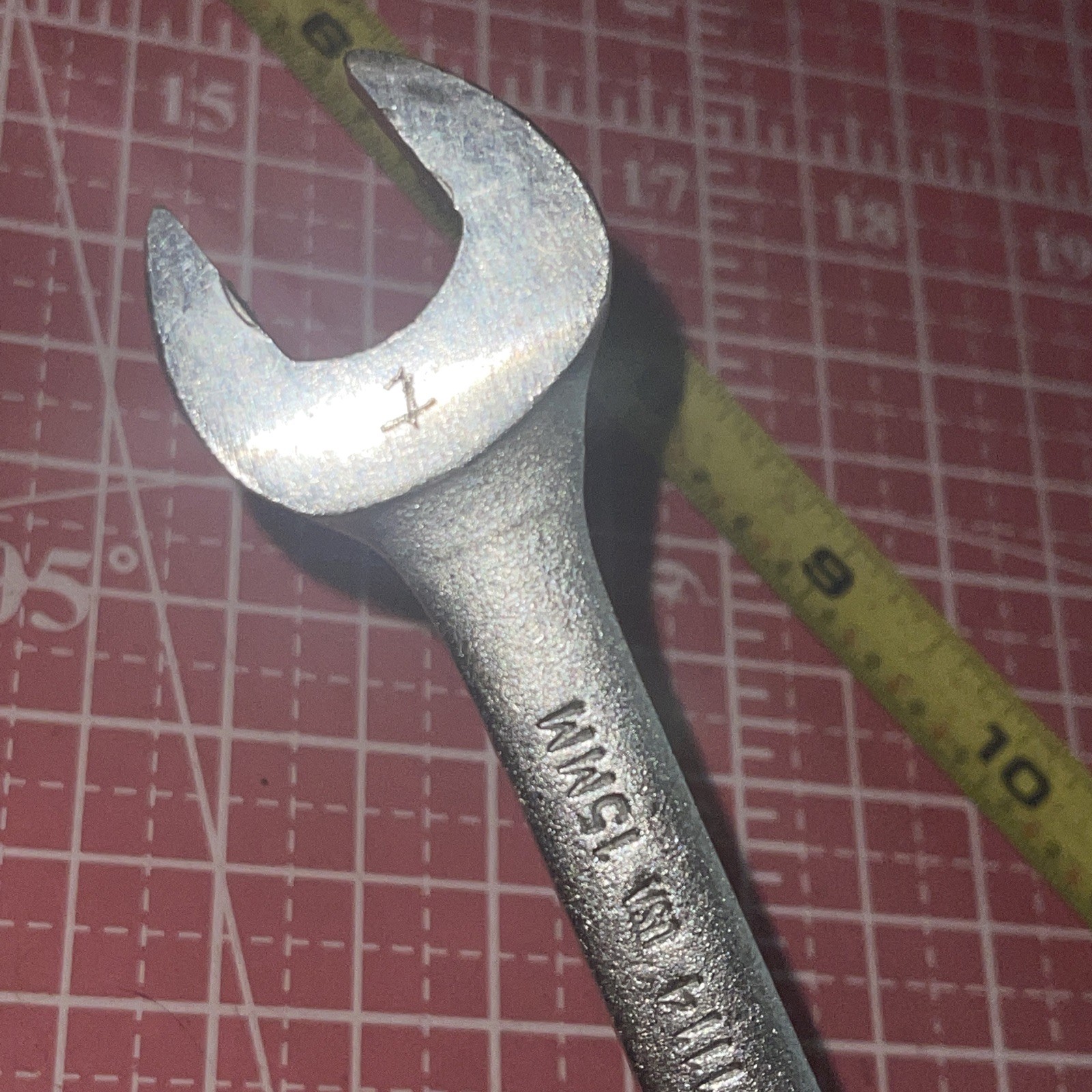 Proamerica USA 1114 14 X 15 MM Metric Open End Wrench 14MM 15MM Vintage