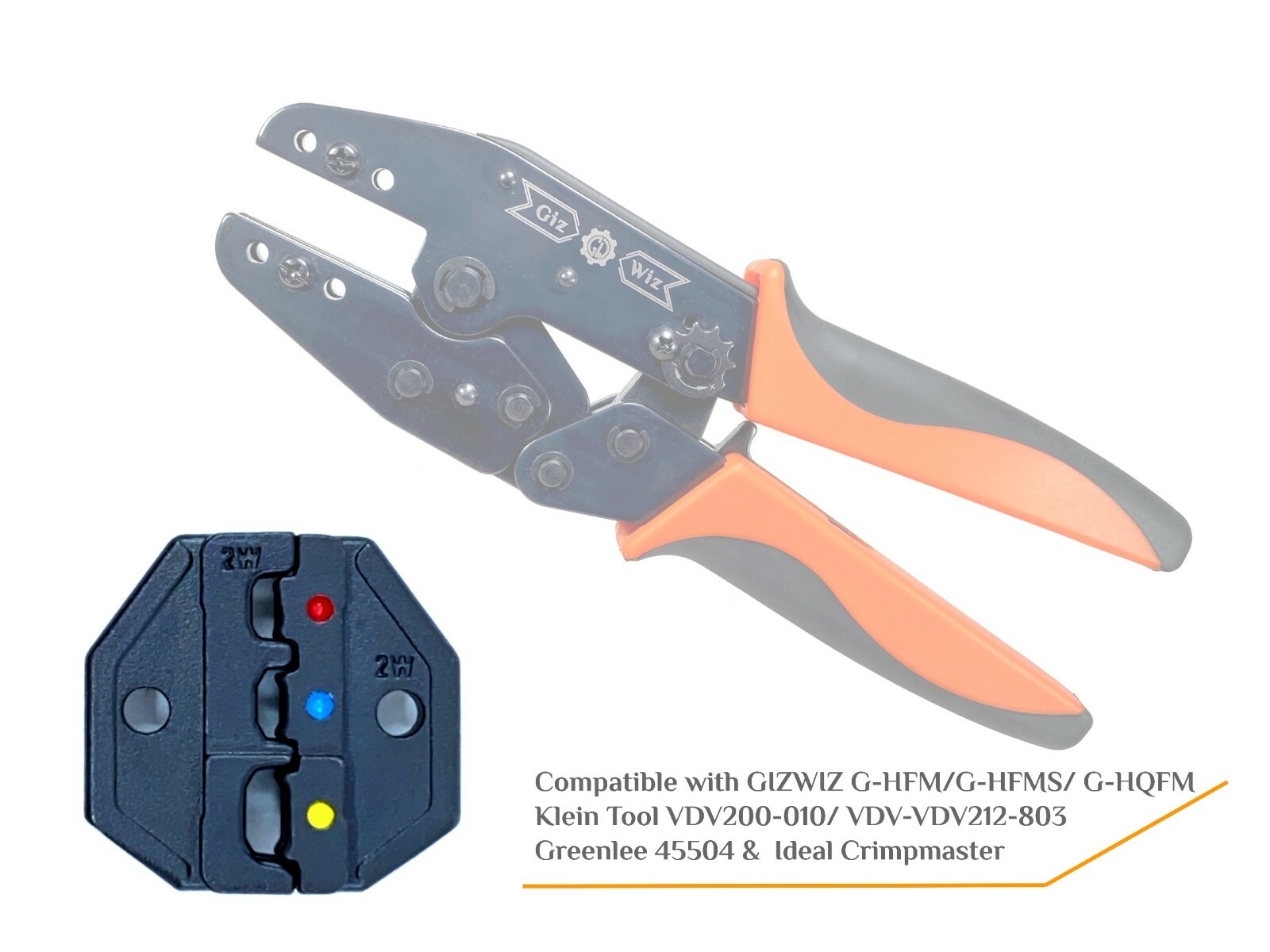 Crimp Tool Die 2W Insulated Terminal AWG 20-10 VDV200-010 Klein Greenlee