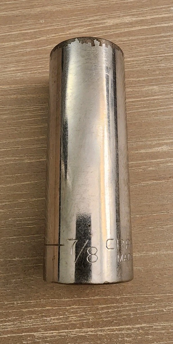 Craftsman 7/8″ Deep Well Socket 12 Point 1/2″ Drive V 47528