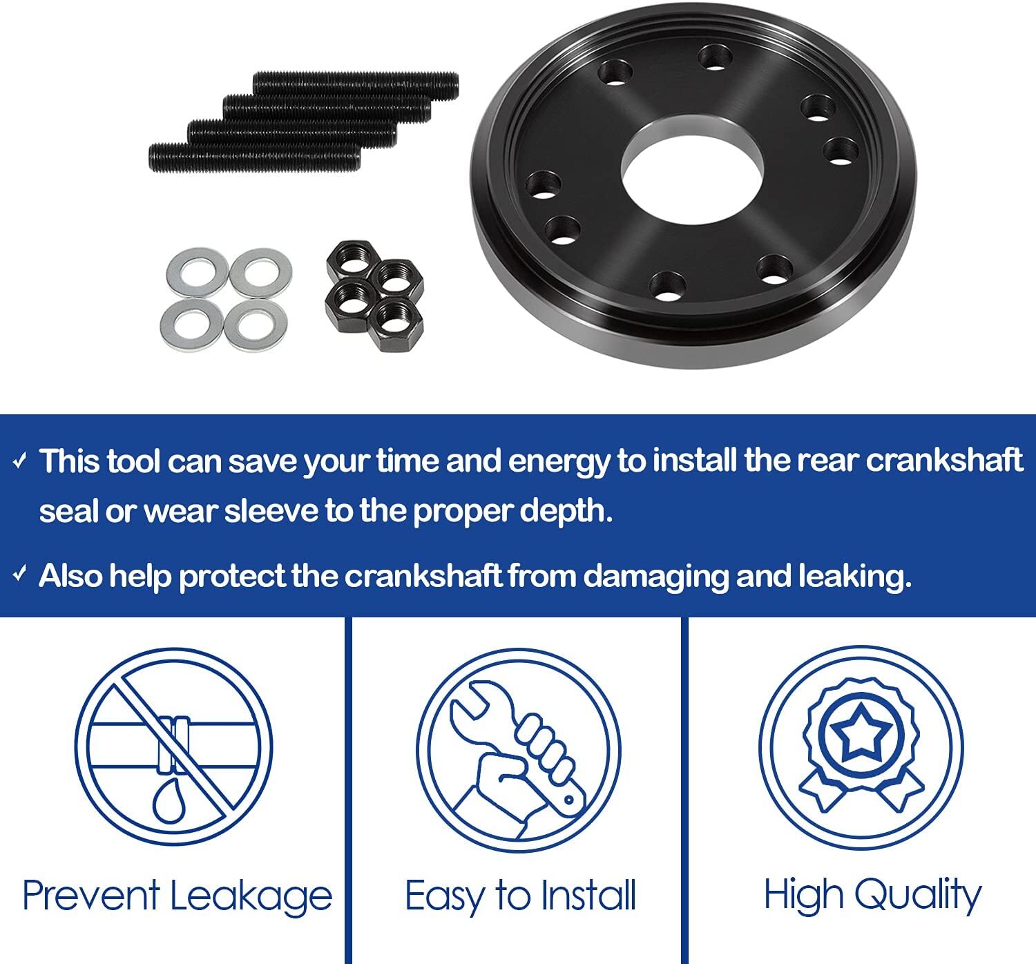 3824078 Rear Crankshaft Seal Installer ST-224C For Cummins 3.9L,5.9L, 6.7L, 8.3L