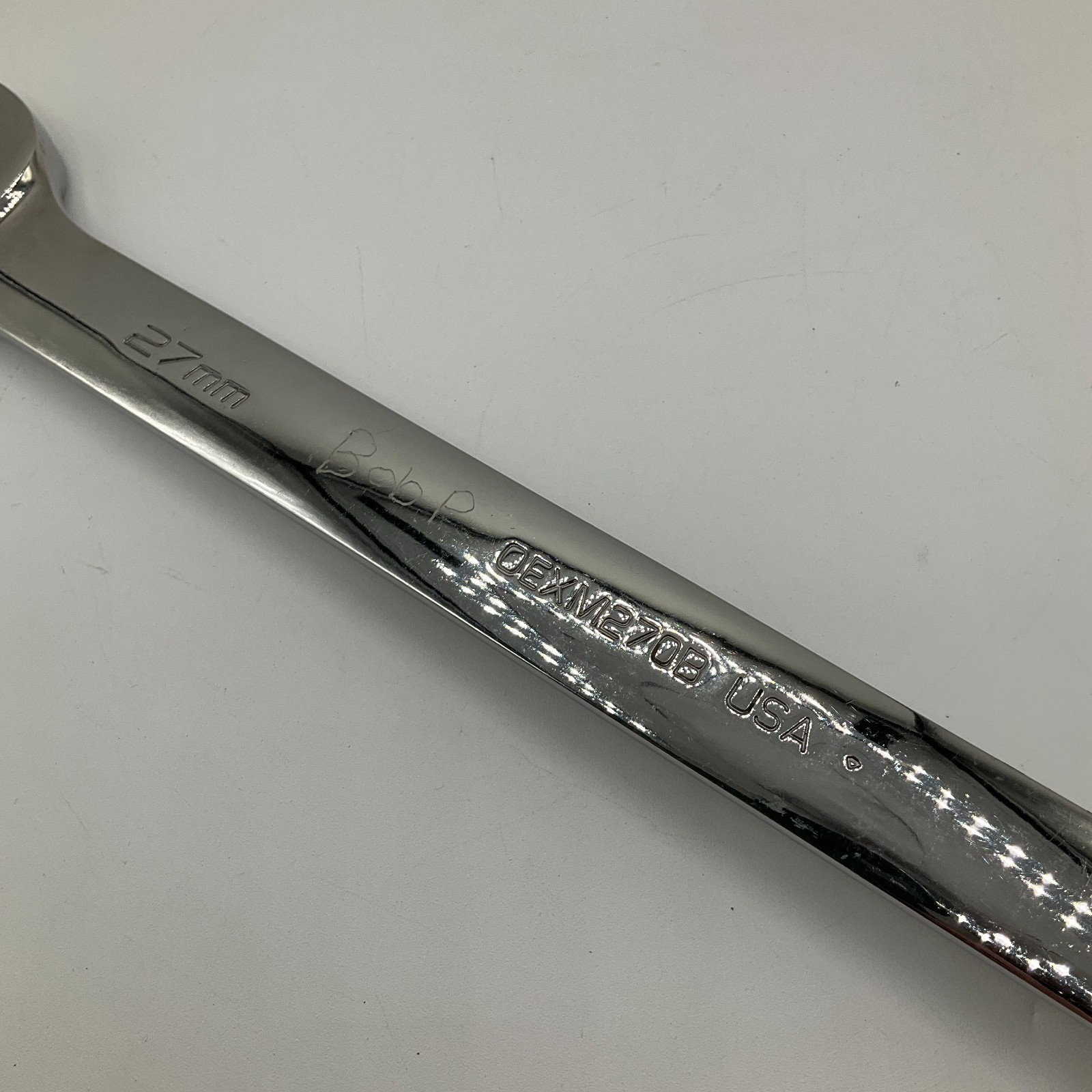 Snap-on 27 mm 12-Point Metric Flank Drive Combination Wrench OEXM270B