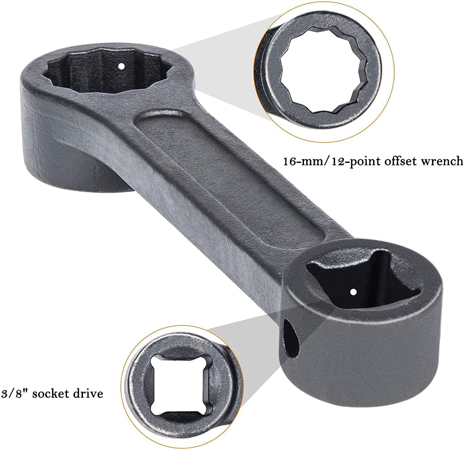 Offset 16mm Engine Mount Socket Wrench for Mercedes Benz W220,W210/W203/204/W221