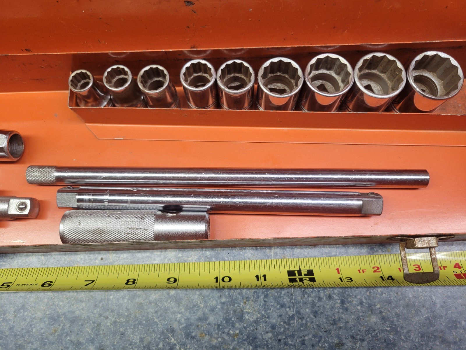 Williams Tools 1/2″ Drive 15-Piece Modular Ratchet Tool Kit (partial Set)