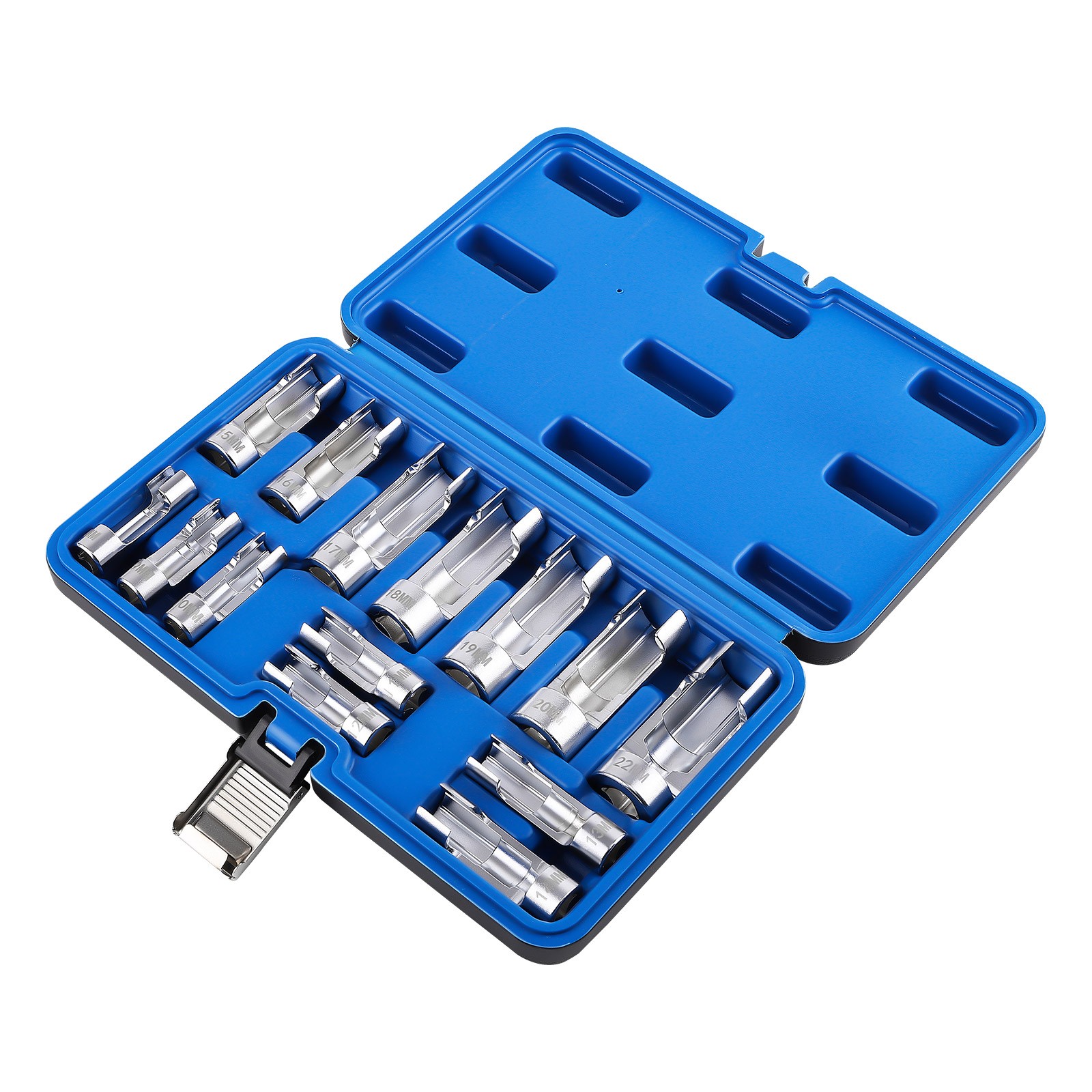 8-22mm 3/8in 1/2in Diesel Injector Fuel Line Socket Wrench Set Nut Socket