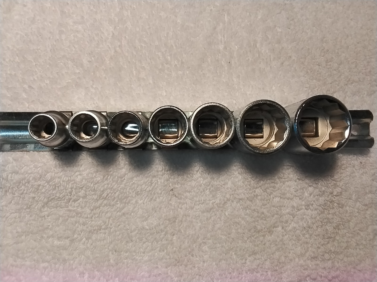 7Pc HERBRAND 3/8″ DRIVE 12PT SOCKET SET METRIC USA 🇺🇸