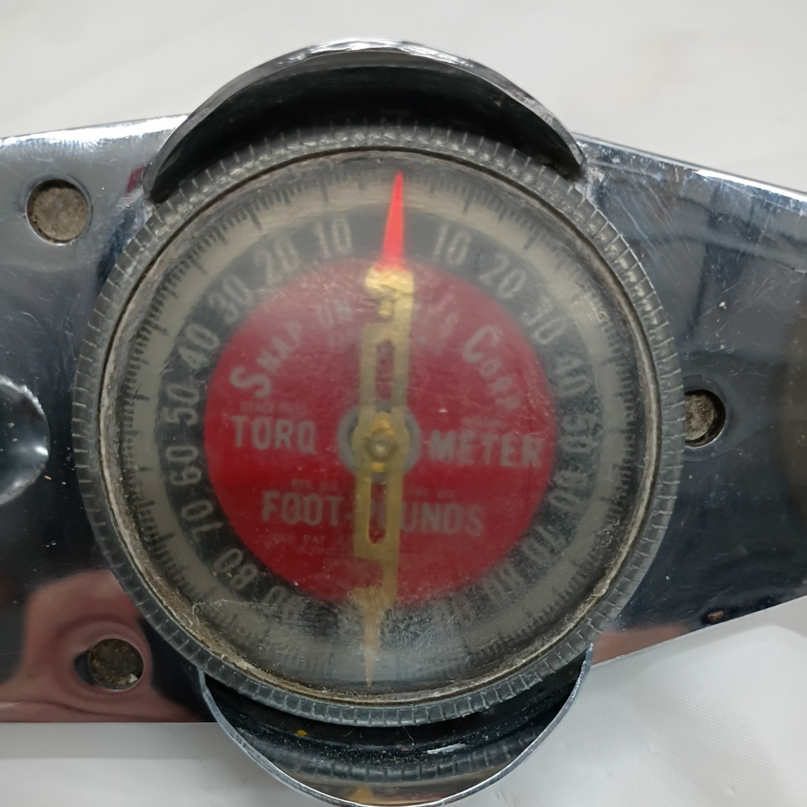Snap On TE 100L Vintage Torqometer 1/2″ Drive Torque Wrench 0 to 100 f/Lb