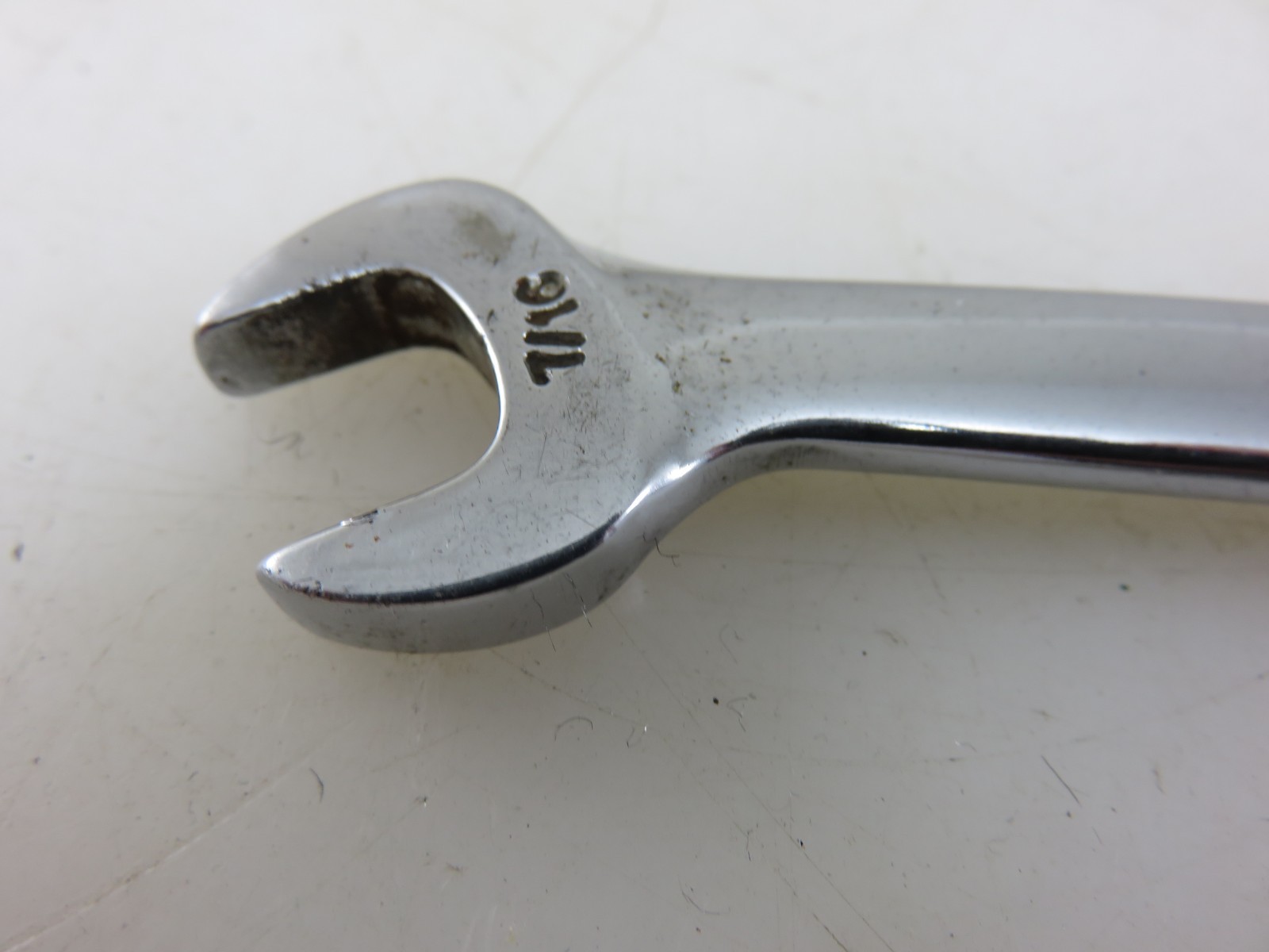 Snap-On VS14 4-Way Angle Open End Wrench 7/16″ Vintage