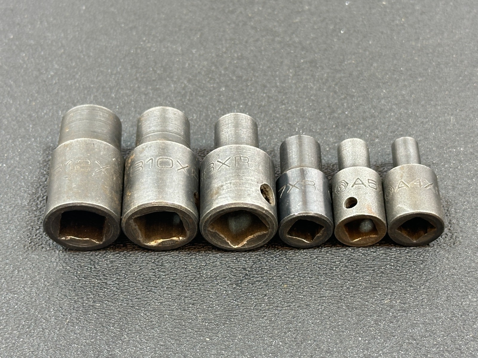 Matco Tools 6pc Inverted Torx IMPACT Socket Set Lot, 3/8” & 1/4” Drive, T4-T12