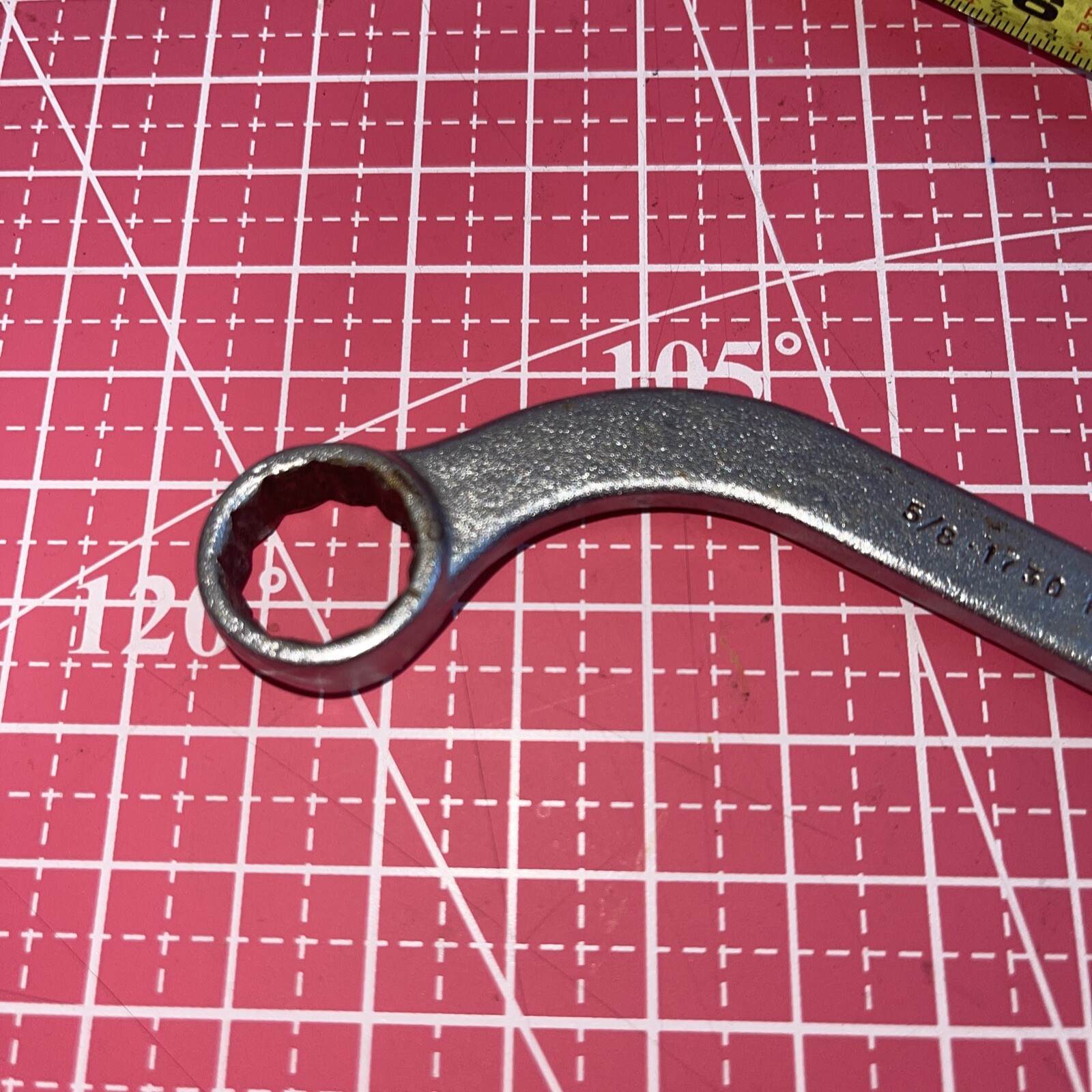Proto USA 1730 Professional 5/8 X 9/16 In SAE Banana Obstruction Wrench 12 Point