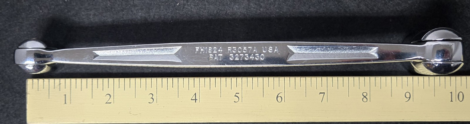 Snap-on (Unmarked) FH1824 USA 9/16 & 3/4″ Flex Head Wrench Excellent Condition