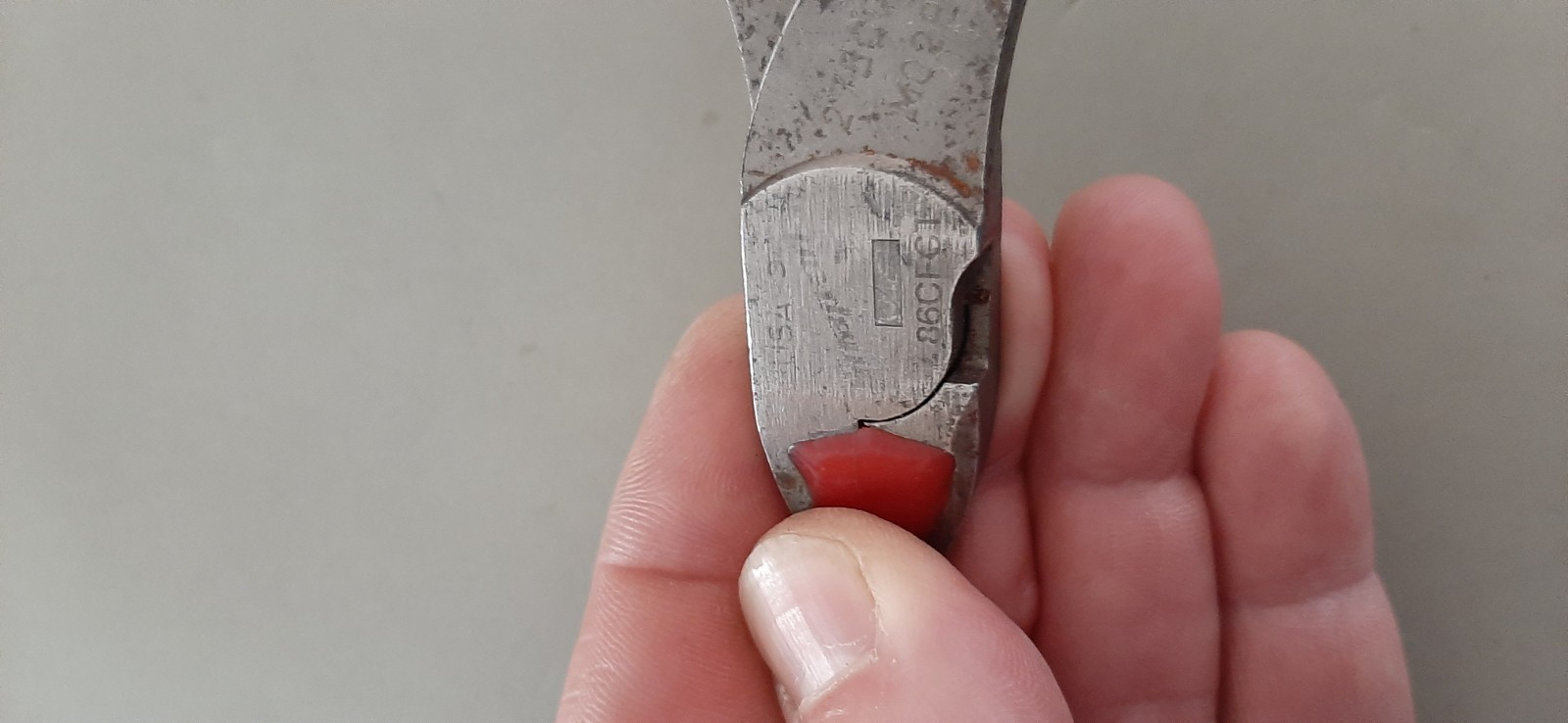 Snap-on Diagonal Wire Cutter Snips Pliers Soft Grip Cushion Throat 87CFCT USA